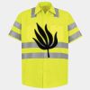Men's High Visibility Safety Short Sleeve Work Shirt Thumbnail