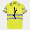 Men's High Visibility Safety Short Sleeve Work Shirt Thumbnail