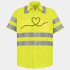 Men's High Visibility Safety Short Sleeve Work Shirt Thumbnail