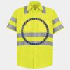 Men's High Visibility Safety Short Sleeve Work Shirt Thumbnail