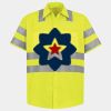 Men's High Visibility Safety Short Sleeve Work Shirt Thumbnail