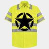 Men's High Visibility Safety Short Sleeve Work Shirt Thumbnail