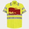 Men's High Visibility Safety Short Sleeve Work Shirt Thumbnail