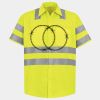 Men's High Visibility Safety Short Sleeve Work Shirt Thumbnail