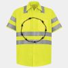 Men's High Visibility Safety Short Sleeve Work Shirt Thumbnail