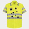 Men's High Visibility Safety Short Sleeve Work Shirt Thumbnail