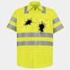 Men's High Visibility Safety Short Sleeve Work Shirt Thumbnail