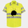 Men's High Visibility Safety Short Sleeve Work Shirt Thumbnail