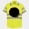 Men's High Visibility Safety Short Sleeve Work Shirt Thumbnail