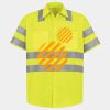 Men's High Visibility Safety Short Sleeve Work Shirt Thumbnail